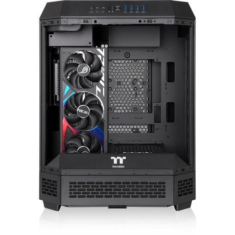 Custodia midi tower Thermaltake the tower 600 (nera | 4x USB-A | 1x USB-C | vetro temperato)