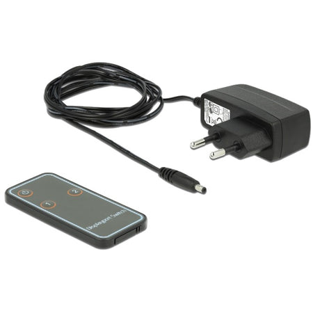 Delock interruttore displayport da 2x 2 displayport in a 1x 2 displayport out (nero)