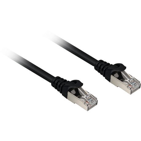 Cavo di rete Sharkoon sftp, rj-45 con cat.6a (nero, 2 metri, senza alogeni)