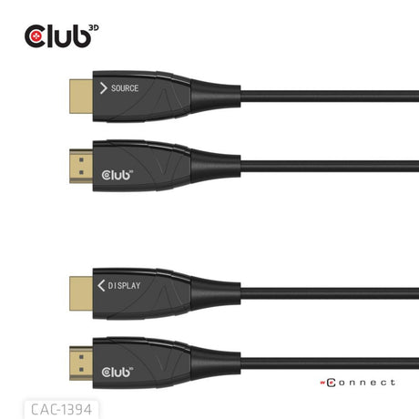 Cavo Club 3d HDMI ibrido AOC 8k60hz 4k120hz, cavo 100 m (nero)