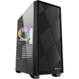 Custodia midi tower Sharkoon vs8 rgb nera (nera | 2x usb-a | 1x usb-c | rgb | vetro temperato)