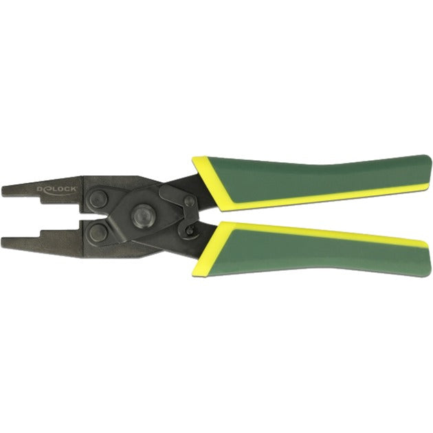 Delock Pinza per rete parallela Pinza per crimpare (verde giallo)