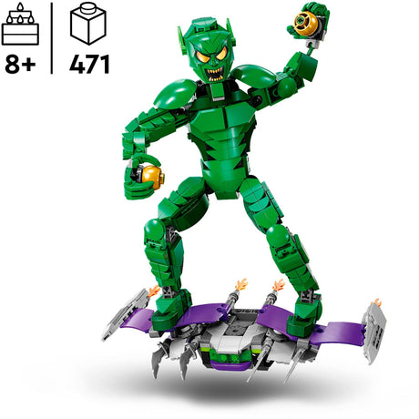 LEGO Super Heroes 76284 Figura di costruzione di Goblin verde