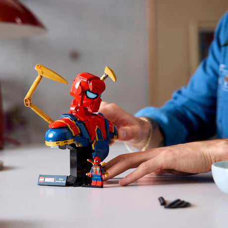 Lego Super Heroes 76326 Busto di Spider-Man in ferro