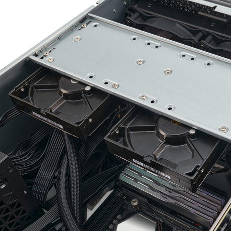 Alloggiamento rack Silverstone rm44 (nero | 4u | usb tipo-c | 2 ventole da 80 mm incluse)