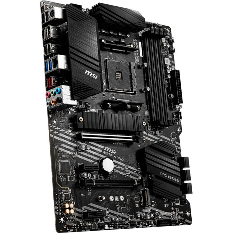 Scheda madre MSI B550-A Pro Socket AM4 (nera, RAID, GB-LAN, audio, ATX)