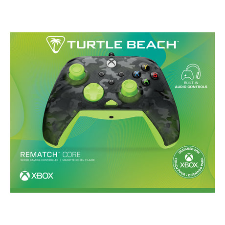 Controller cablato Turtle Beach Rematch Core (Nero Giallo, Xbox Series X|S, Xbox One, PC)