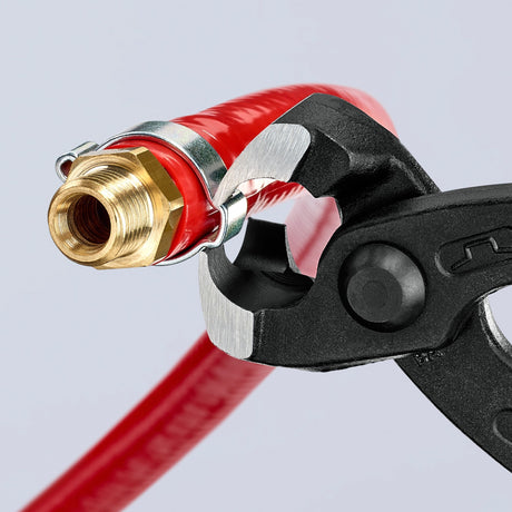 Pinza per fascette per orecchie Knipex 10 99 i220 (rossa, 220mm)