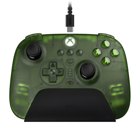 Controller 8bitdo definitivo a 3 modalità per xbox (verde trasparente, xbox serie x|s, xbox one, pc, bluetooth usb-c 2.4 ghz)