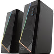 Trust GXT 609 Zoxa Set di altoparlanti illuminati RGB Altoparlante per PC (nero, LED RGB)