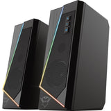 Trust GXT 609 Zoxa Set di altoparlanti illuminati RGB Altoparlante per PC (nero, LED RGB)