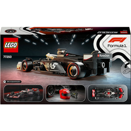 Set auto da corsa Lego Speed Champions Moneygram Hare F1 Team VF-24 - 77250