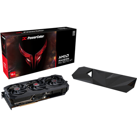 Scheda grafica Powercolor Radeon RX 9070 XT Red Devil 16GB OC Backplate Special Edition (nero, RDNA4, GDDR6, 3x Display Port, 1x HDMI)