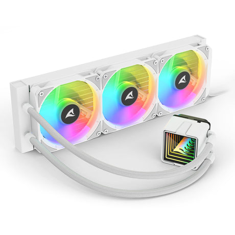 Raffreddamento ad acqua Sharkoon s100 argb (connettore ventola pwm bianco a 4 pin)