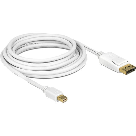 Delock mini displayport > adattatore displayport (bianco, 3 metri)