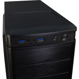 Custodia midi tower Inter-tech IT-5905 (nera | 2x USB-A)
