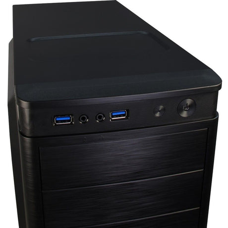 Custodia midi tower Inter-tech IT-5905 (nera | 2x USB-A)