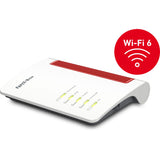 Fritz! router internazionale box 4050 edition (bianco rosso, mesh wi-fi)