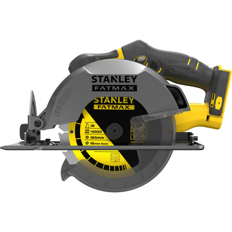 Sega circolare manuale Stanley fatmax v20 18v (nera gialla, batteria e caricabatterie non inclusi)