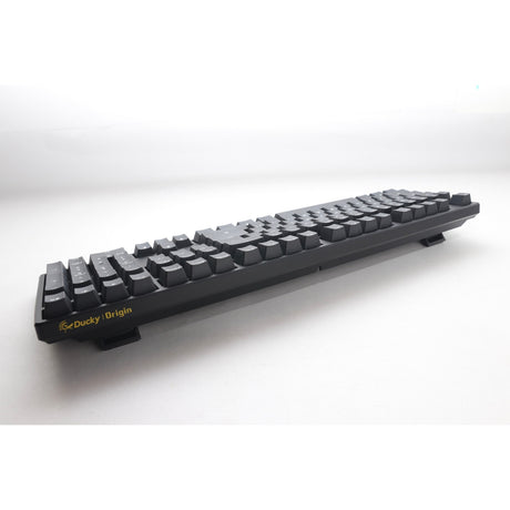 Ducky origin Phantom Black, tastiera (nera, layout USA, rosso Cherry MX, hot swap, copritasti PBT double-shot)