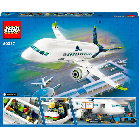 Set giocattolo aereo aereo passeggeri Lego City - 60367