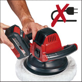 Lucidatrice a batteria Einhell ce-cb 18 254 li solo - power x-change - 18 v li-ion - 2.500 t min - ø254 mm - incl. 2x panni per lucidatura (1x tessuto, 1x sintetico) - escl. batteria e caricabatterie