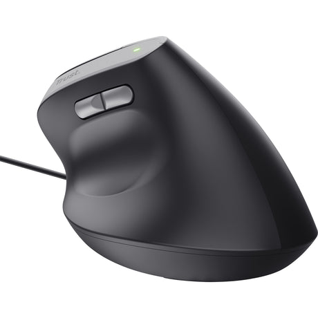 Mouse ergonomico cablato Trust bayo ii (nero, 800 dpi - 2400 dpi)