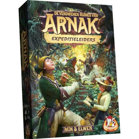 Giochi di White Goblin: le rovine perdute di Arnak: gioco da tavolo dei leader della spedizione (olandese, espansione, 1 - 4 giocatori, 90 minuti, da 12 anni)