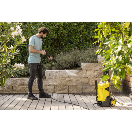 Idropulitrice Kärcher k 5 wcm premium home (giallo nero, con blaster, avvolgitubo e detergente per superfici)