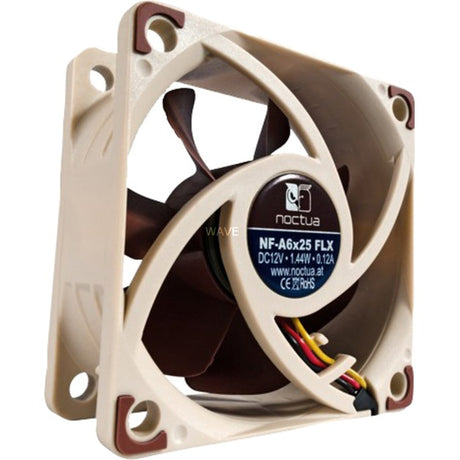 Ventola per case Noctua nf-a6x25 flx (marrone, 60 x 60 x 25 mm)
