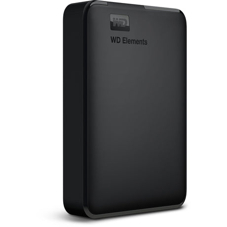 Disco rigido esterno portatile WD Elements da 5 TB (nero, bu6y0050bbk-wesn, micro-USB-B 3.2 (5 GBit s))