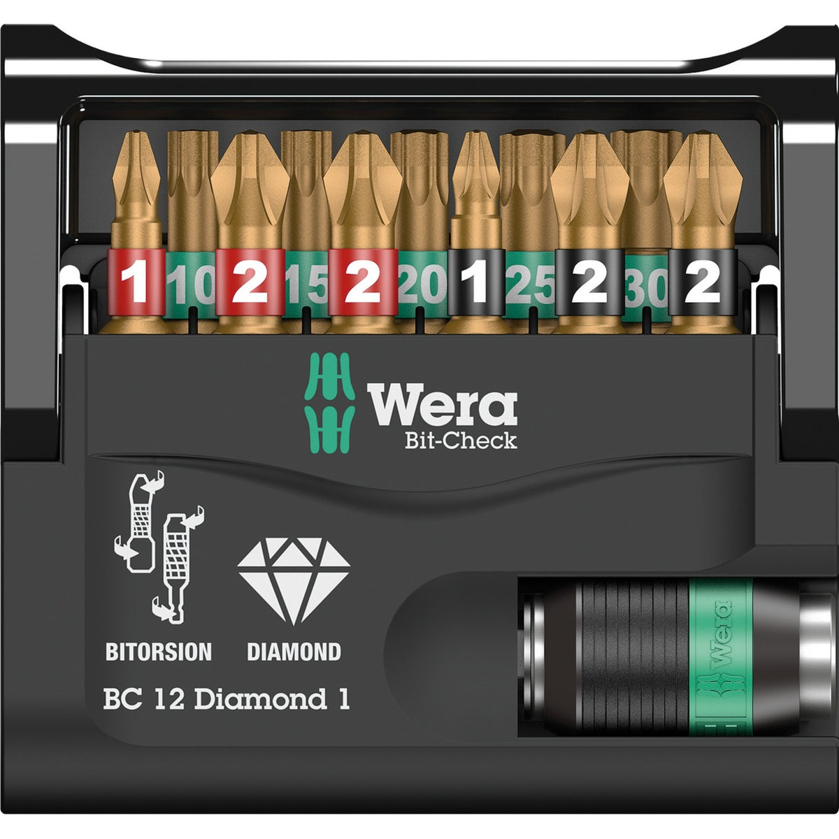 Wera bit-check diamante - set di punte - 12 pezzi