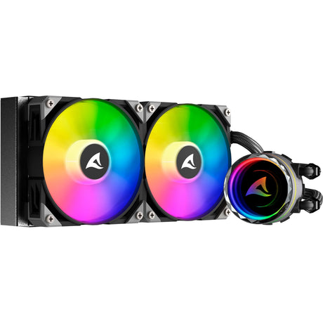 Raffreddamento ad acqua Sharkoon s80 rgb (nero, connettore ventola pwm a 4 pin)