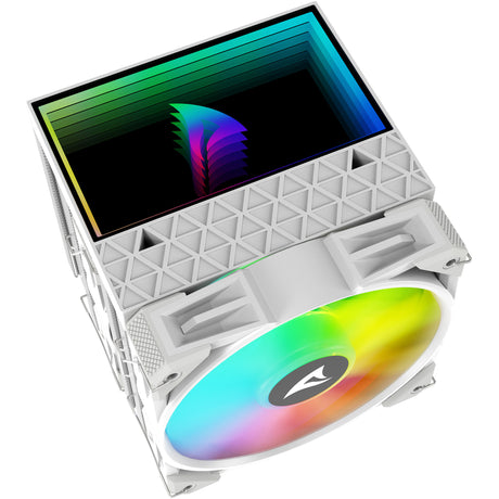 Dissipatore CPU Sharkoon a60 rgb (bianco, connettore ventola pwm a 4 pin)