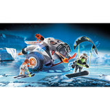Top Agents Playmobil - giocattoli da costruzione per motoslitte della squadra spia (70231)
