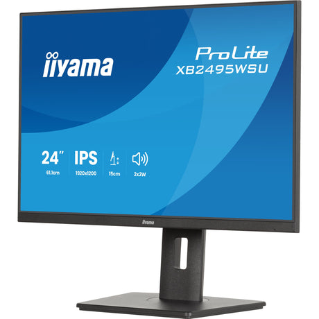 Monitor Iiyama prolite xb2495wsu-b1 24.1 (nero, 100 Hz, HDMI, porta display, USB, audio)