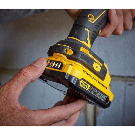 Batteria ricaricabile agli ioni di litio Stanley Fatmax V20 18 V 2,0 Ah (giallo nero)