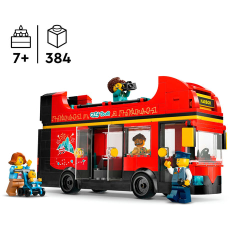 Autobus turistico rosso a due piani Lego City - 60407