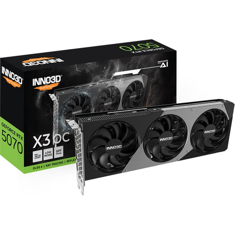 Scheda grafica Inno3d geforce rtx 5070 x3 oc (dlss 4, 3x display port, 1x hdmi 2.1)