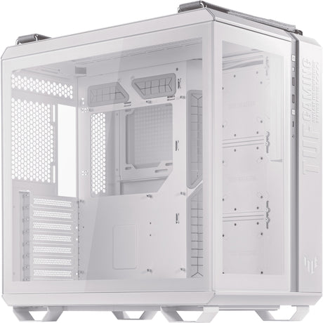 Custodia midi tower Asus tuf gaming gt502 (bianco | 2x usb-a | 1x usb-c | vetro temperato)