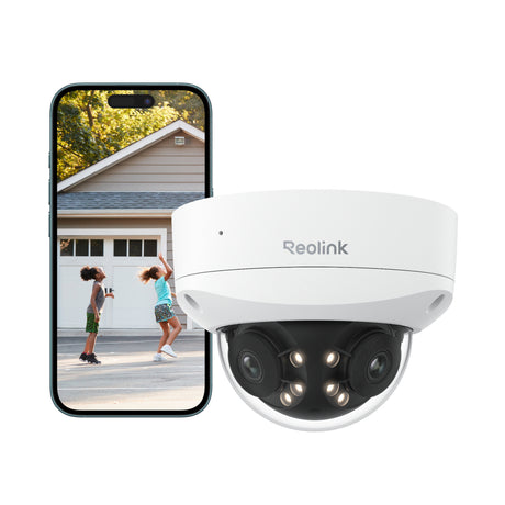 Reolink p737-a telecamera di sicurezza (bianco, 4k uhd, 8mp, poe)