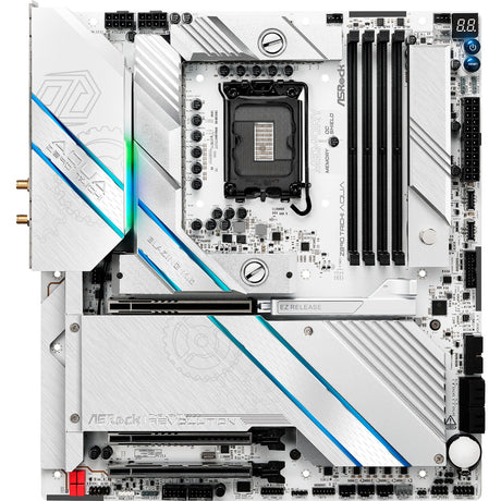 Scheda madre Asrock Z890 Taichi Aqua Socket 1851 (nera, RAID, 10 GB-LAN, 5 GB-LAN, Wi-Fi 7, BT, audio, E-ATX)