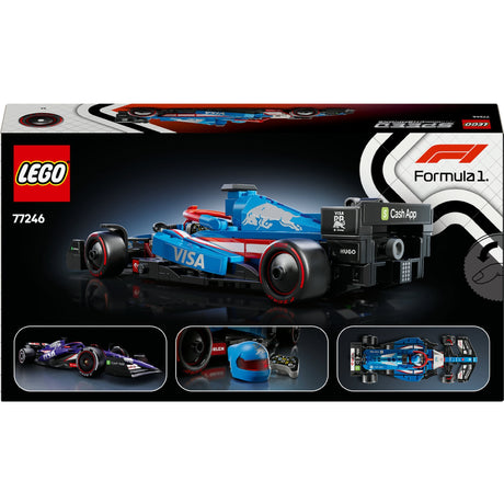 Set di auto da corsa F1 Lego Speed Champions Visa Cash App RB VCarb 01 - 77246