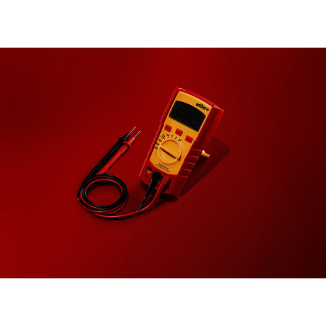 Multimetro digitale Wiha fino a 600 V AC, dispositivo di misurazione Cat IV (rosso giallo)