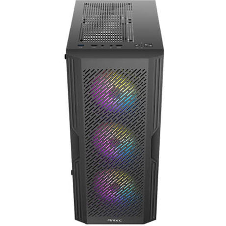 Custodia midi tower Antec ax20 (nera | 3x USB-A | vetro temperato)