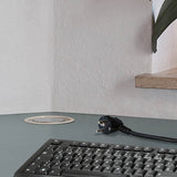Brennerstuhl Tower Power Presa di ricarica USB a 3 vie con doppio ingresso di ricarica USB 2m H05VV-F 3G1.5 completamente incassato nel piano del tavolo