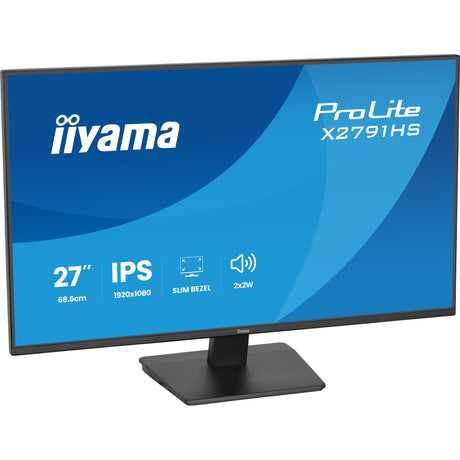 Monitor Iiyama prolite x2791hs-b1 27 (nero (opaco), 120 Hz, HDMI, porta display, audio)
