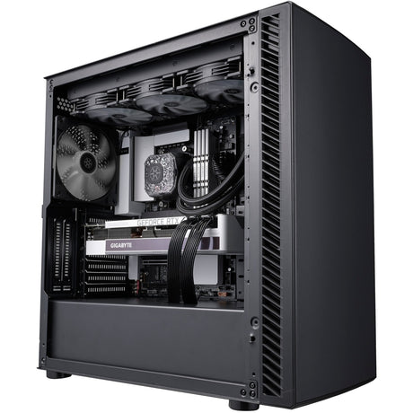 Custodia midi tower Silverstone seta q1 (nera | 2x USB-A | 1x USB-C)
