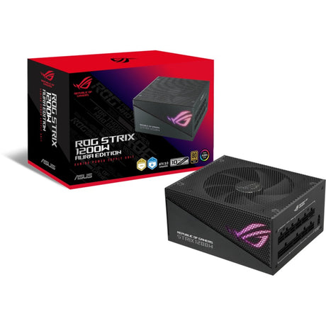 Alimentatore modulare Asus rog strix gold aura edition da 1200 watt (nero, 1x 12vhpwr, 4x pcie)