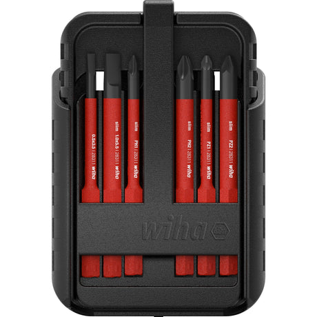 Wiha sb 2831b951 set di punte slimbit box (rosso)
